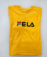 Gold "FELA Fila" tshirt