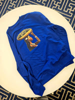 "Our Daily Bread" Royal Blue crewneck sweatshirt