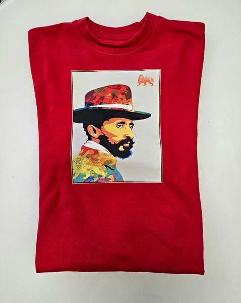 "H.I.M" Red crewneck sweatshirt