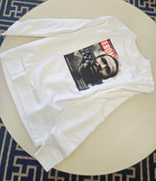 "Marvin" white crewneck sweatshirt