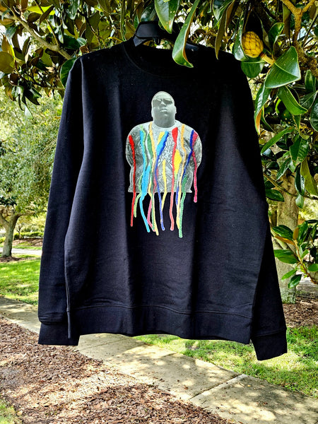 "Notorius" Black crewneck sweatshirt