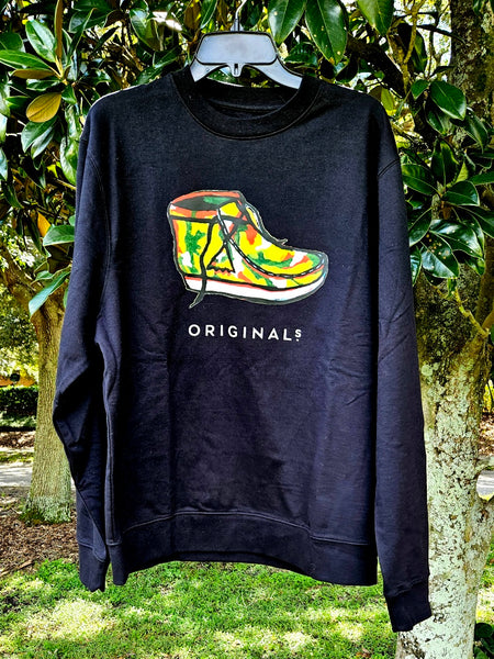 "Clark's Originals" Black crewneck sweatshirt