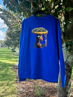 "Our Daily Bread" Royal Blue crewneck sweatshirt