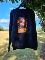 "Youniverse 3" Black crewneck sweatshirt