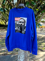 "Black Cool" Royal Blue crewneck sweatshirt